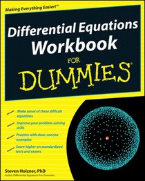 Differential Equations Workbook For Dummies voorzijde