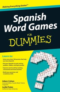 Spanish Word Games For Dummies voorzijde