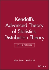 Kendall's Advanced Theory of Statistics, Distribution Theory voorzijde