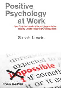 Positive Psychology at Work voorzijde