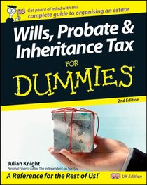 Wills, Probate, and Inheritance Tax For Dummies voorzijde