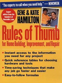 Rules of Thumb for Home Building, Improvement, and Repair