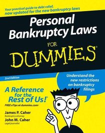 Personal Bankruptcy Laws For Dummies voorzijde