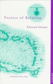 Poetics of Relation voorzijde