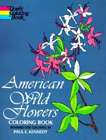 American Wild Flowers Coloring Book