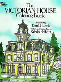 The Victorian House Colouring Book voorzijde