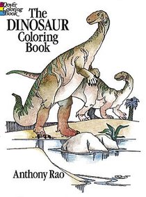 The Dinosaur Colouring Book voorzijde