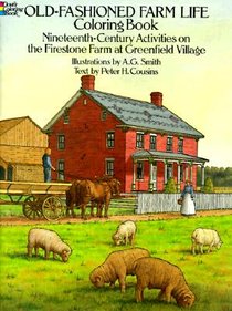Old-Fashioned Farm Life Coloring Book