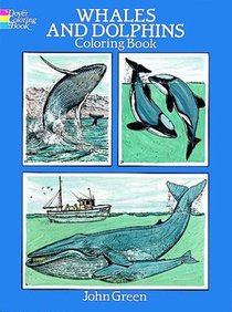 Whales and Dolphins: Colouring Book