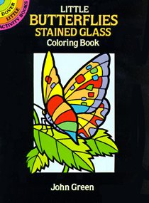 Little Butterflies Stained Glass Colouring Book