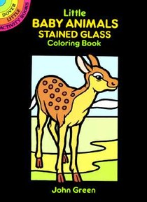 Little Baby Animals Stained Glass Colouring Book