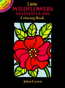 Little Wildflowers Stained Glass Colouring Book voorzijde