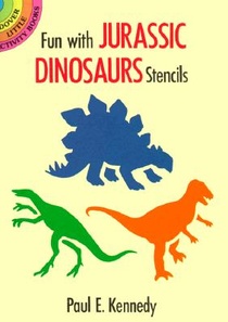 Fun with Jurassic Dinosaurs Stencils voorzijde