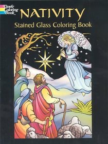 Nativity Stained Glass Coloring Book