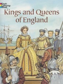 Kings and Queens of England Coloring Book