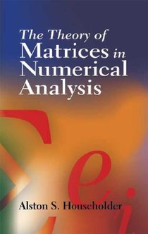 The Theory of Matrices in Numerical Analysis voorzijde