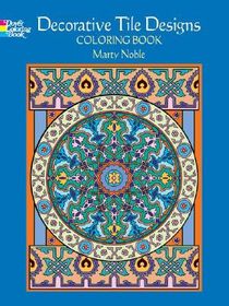 Decorative Tile Designs Coloring Book