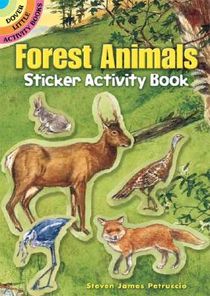 Forest Animals Sticker Activity Book voorzijde