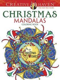 Creative Haven Christmas Mandalas Coloring Book