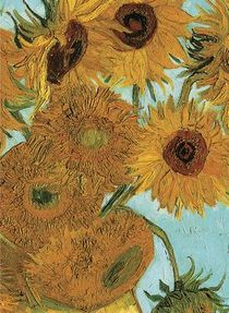 Van Gogh's Sunflowers Notebook voorzijde