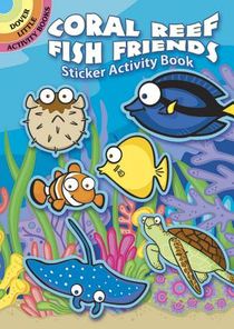 Coral Reef Fish Friends Sticker Activity Book voorzijde