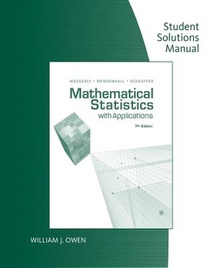 Student Solutions Manual for Wackerly/Mendenhall/Scheaffer's Mathematical Statistics with Applications, 7th