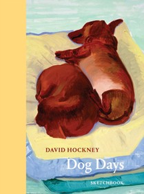 David Hockney Dog Days: Sketchbook voorzijde