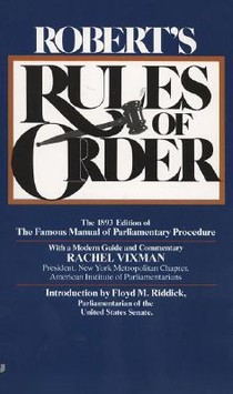 Robert's Rules of Order