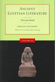 Ancient Egyptian Literature, Volume III