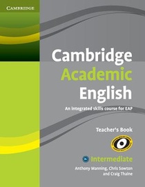 Cambridge Academic English B1+ Intermediate Teacher's Book voorzijde