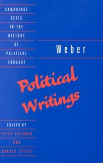 Weber: Political Writings voorzijde