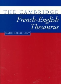 The Cambridge French-English Thesaurus