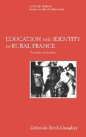 Education and Identity in Rural France voorzijde