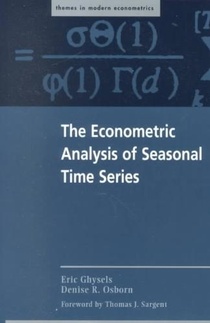 The Econometric Analysis of Seasonal Time Series voorzijde