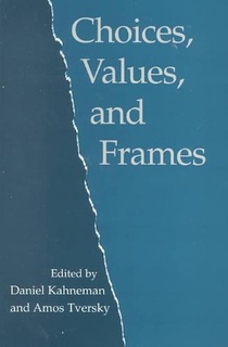 Choices, Values, and Frames voorzijde