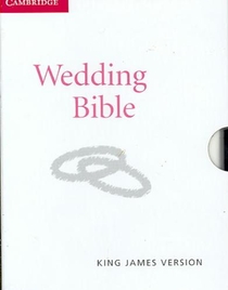 KJV Wedding Bible, Ruby Text Edition, White Imitation Leather, KJ222:T