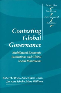 Contesting Global Governance voorzijde