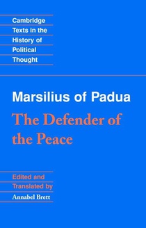 Marsilius of Padua: The Defender of the Peace voorzijde