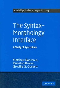 The Syntax-Morphology Interface