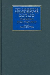 The Cambridge Companion to Kant and Modern Philosophy voorzijde