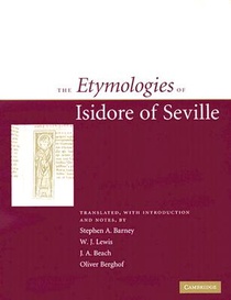 The Etymologies of Isidore of Seville voorzijde