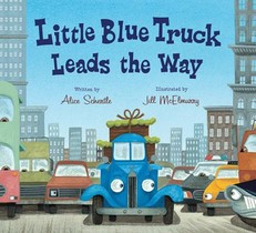 Little Blue Truck Leads the Way Board Book voorzijde