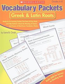 Vocabulary Packets: Greek & Latin Roots voorzijde