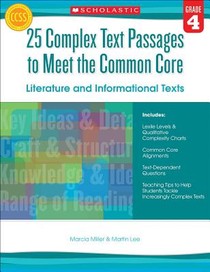 25 Complex Text Passages to Meet the Common Core: Literature and Informational Texts, Grade 4 voorzijde