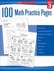 100 Math Practice Pages: Grade 3 voorzijde