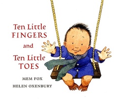 Ten Little Fingers and Ten Little Toes padded board book voorzijde