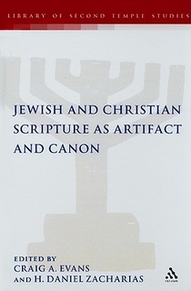 Jewish and Christian Scripture as Artifact and Canon voorzijde