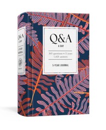 Q&A a Day Bright Botanicals: 5-Year Journal voorzijde