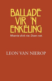 Ballade vir 'n Enkeling voorzijde