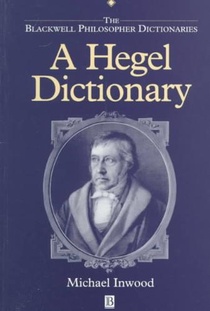 A Hegel Dictionary voorzijde